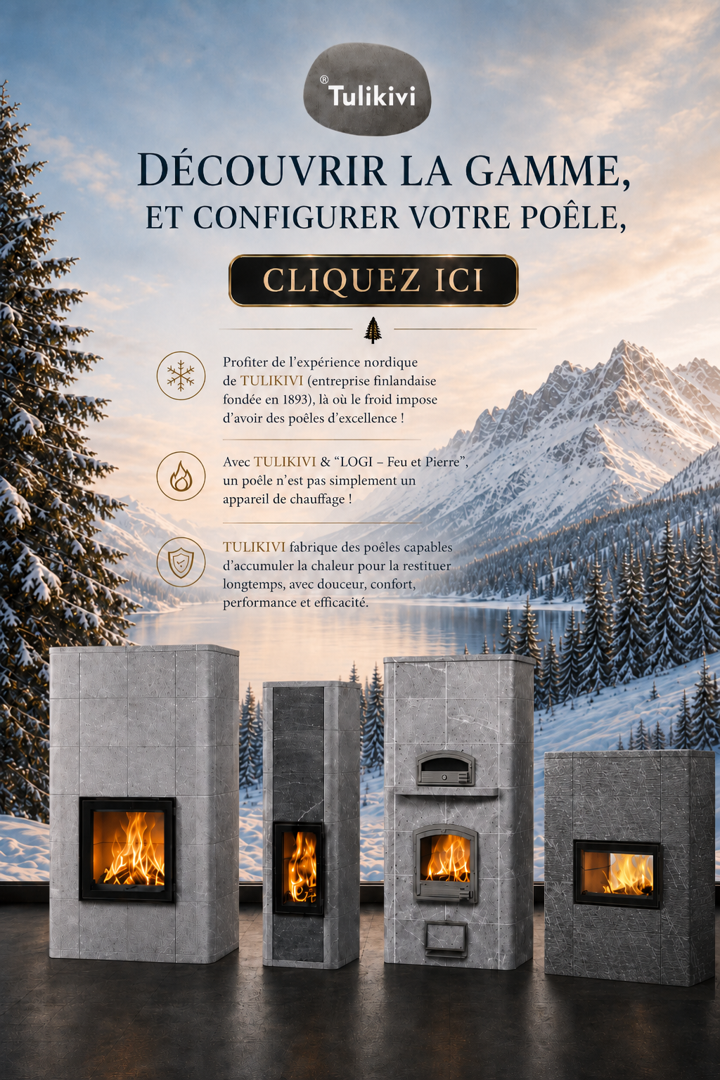 Poeles de masse Sallanches Megeve Chamonix Morzine Chablais Douvaine